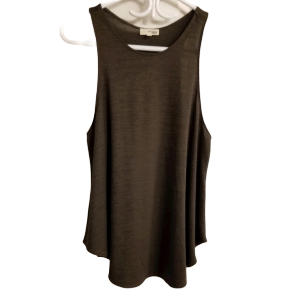 Wilfred Free Burnette Olive Green Tank - Picture 1 of 5